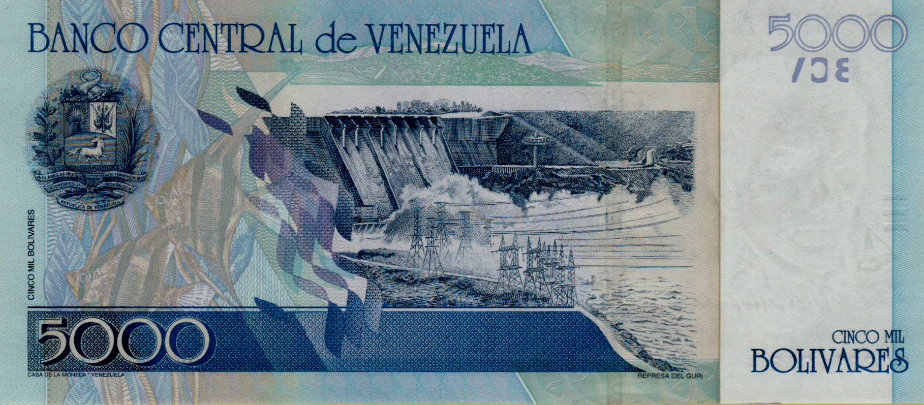 Venezuela 5000 2004 UNC P-84/c
